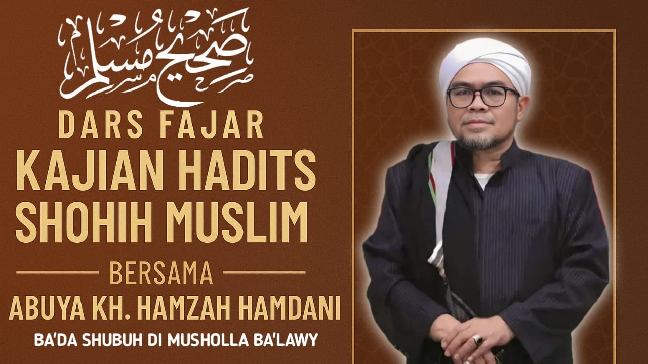 🔴 (LIVE) Dars Fajar | Kajian Kitab Shohih Muslim | Kitabul Iman | 12 Febuari 2026