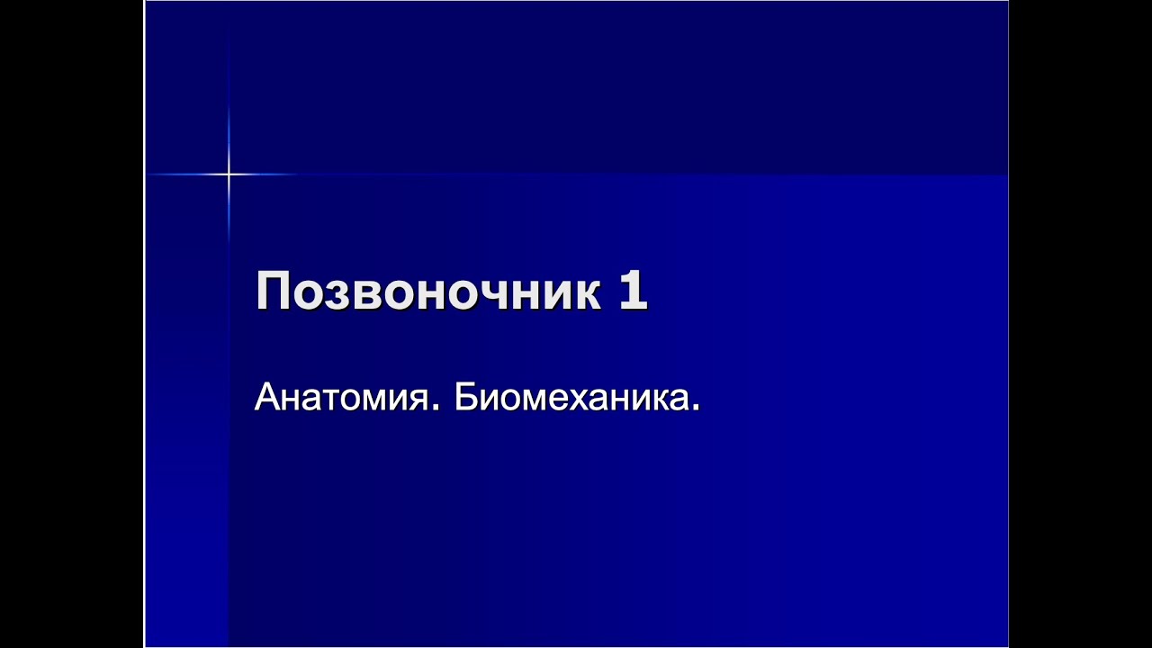 Кодзаев Ю.К. Позвоночник. Анатомия. Биомеханика.