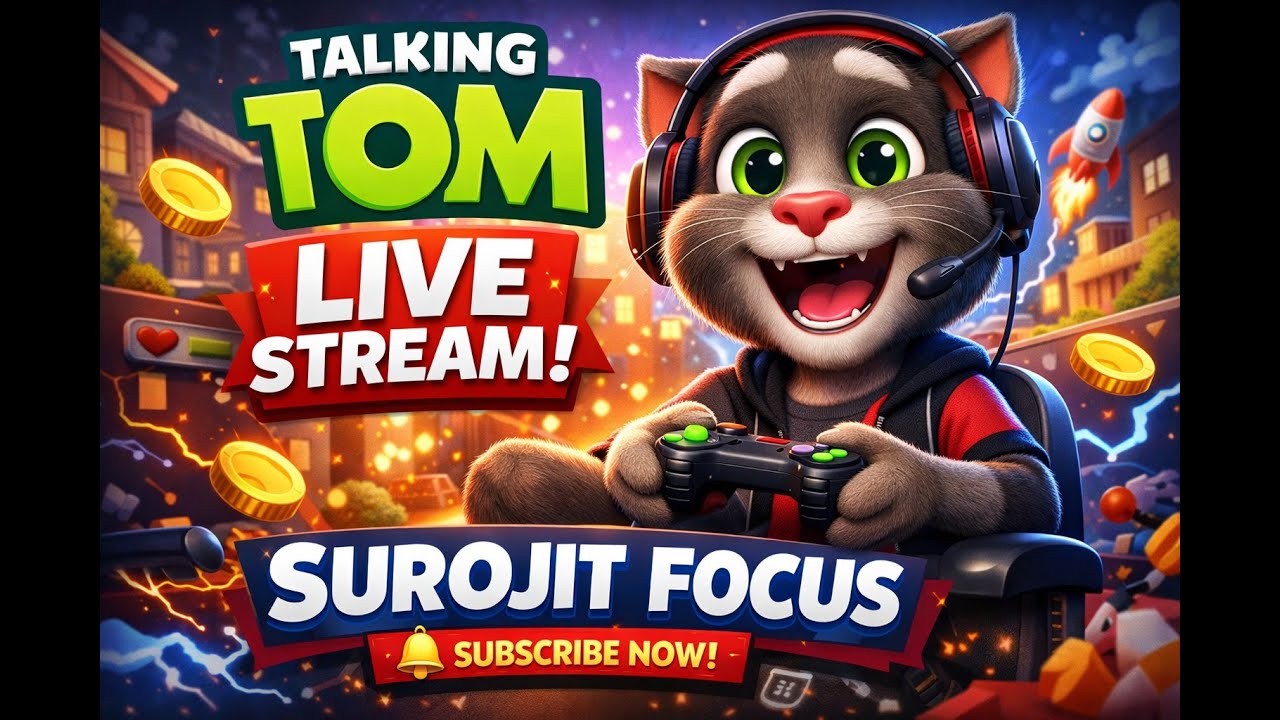 Tom Is Back LIVE | Full Fun & Crazy Moments#TalkingTomLive#TomLiveStream