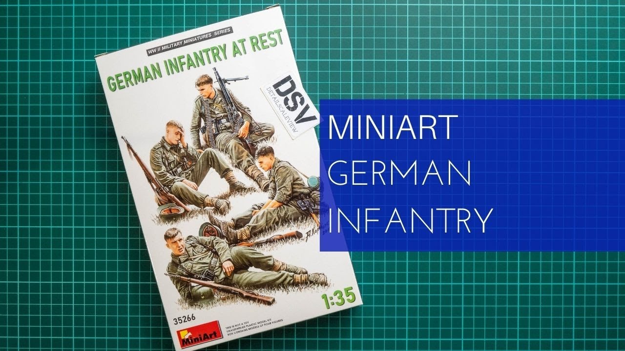 Miniart 1/35 German Infantry at Rest (35266) Review