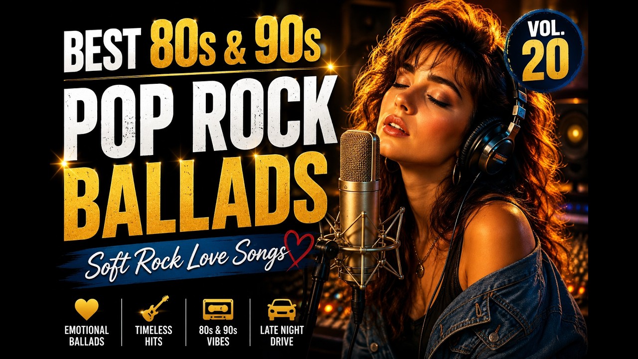 80s, 90s Golden Track POP ROCK Melancholy 20 : By dwk-Production  #poprockballad