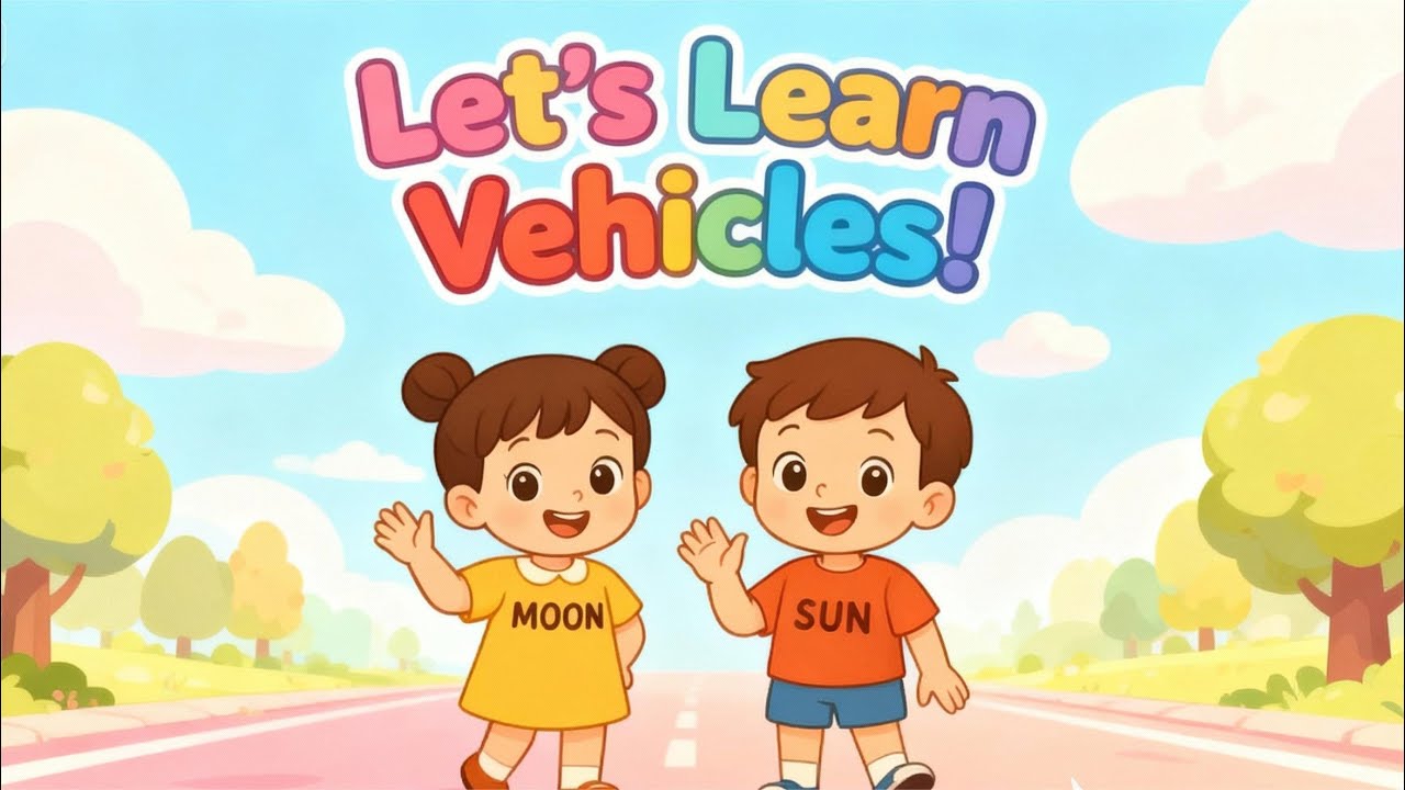 Let’s Explore Vehicles | Vehicles for Kids | Moon & Sun