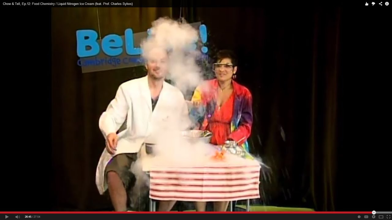 Chow & Tell, Ep.12: Food Chemistry / Liquid Nitrogen Ice Cream (feat. Prof. Charles Sykes)