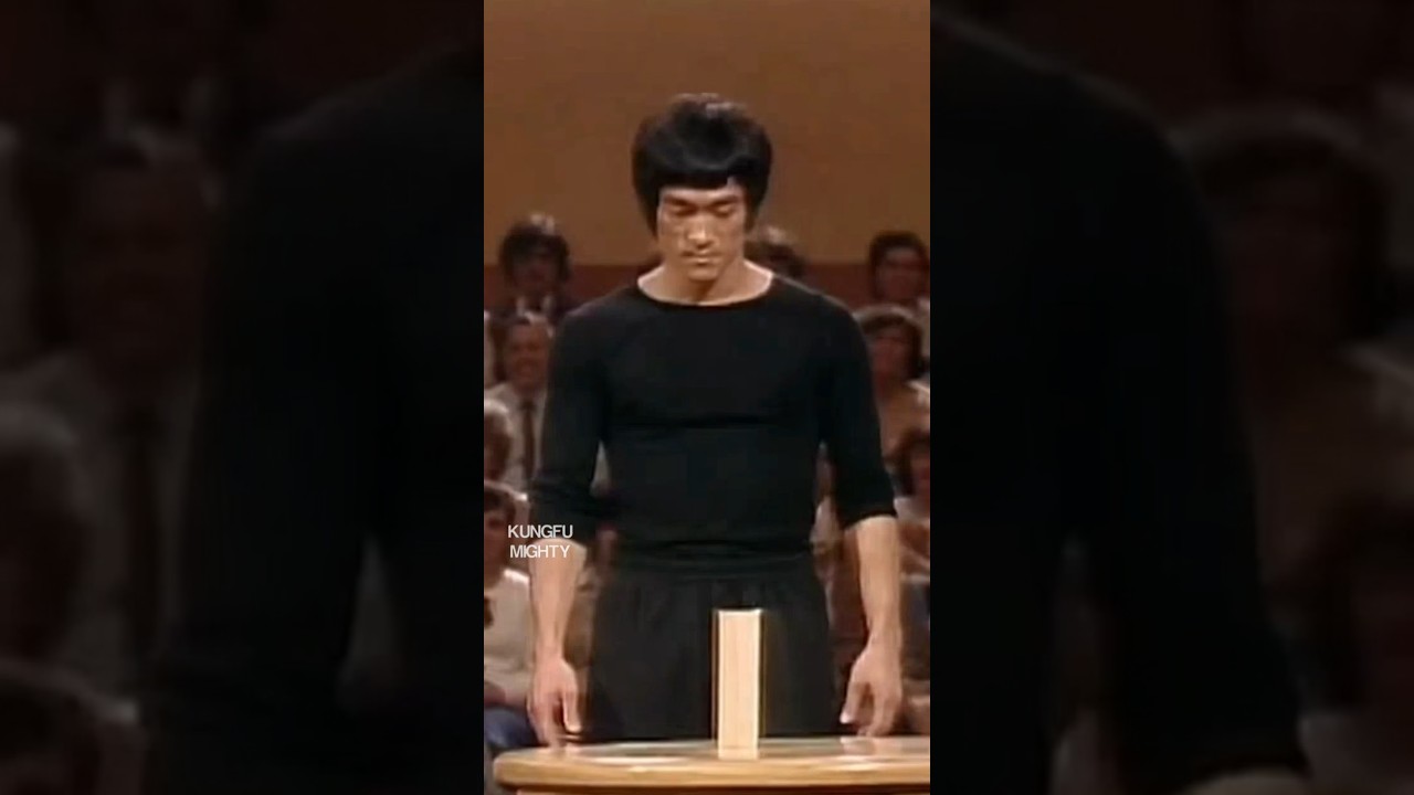 Bruce Lee &mdash; Impossible Book Spine Balance. No tricks. Just control.