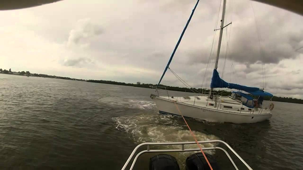 sailboat aground