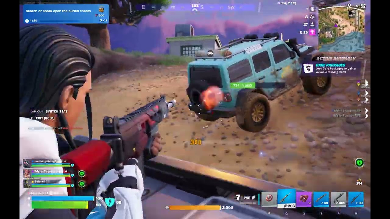 Fortnite chapter7 tuf f16 4050