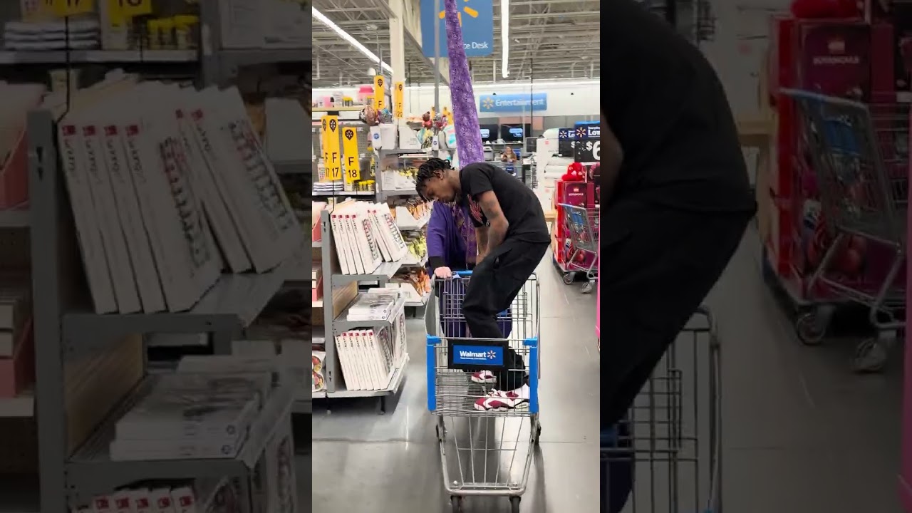 Chilling in shopping cart (Drefargo & PlanetRuti)