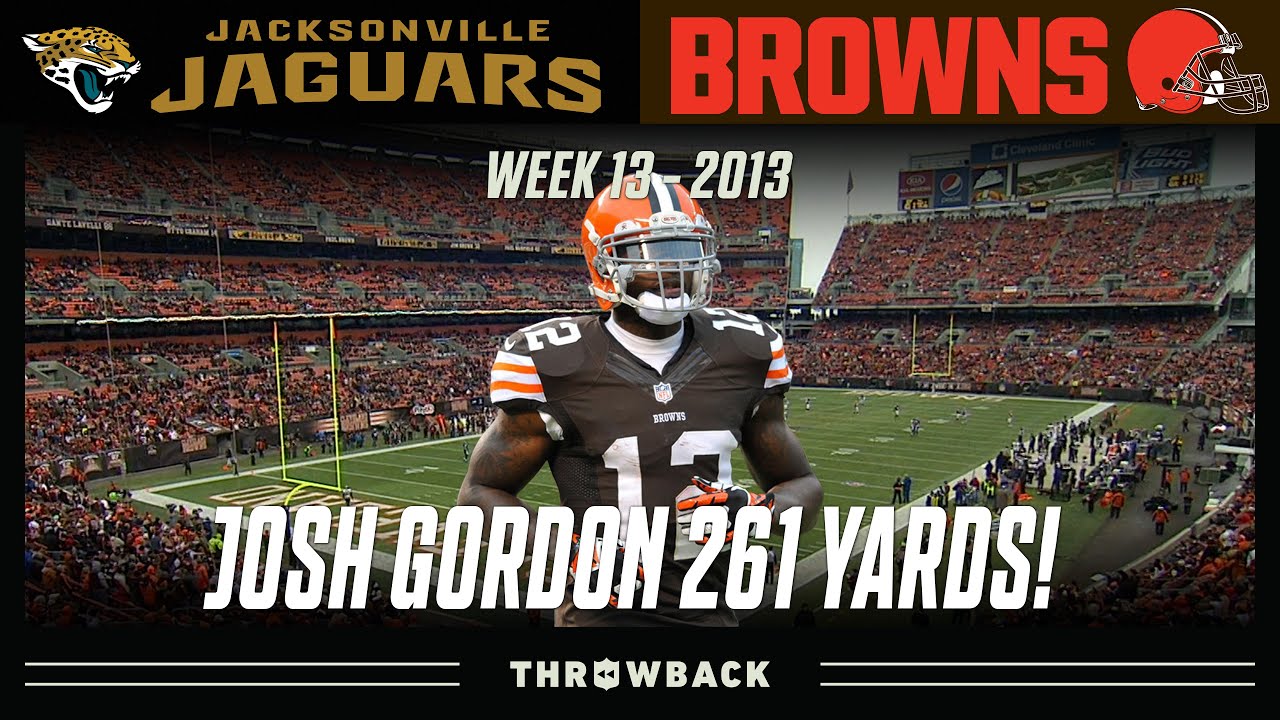 The Game That Made Josh Gordon Famous! (Jaguars vs. Browns 2013, Week 13)