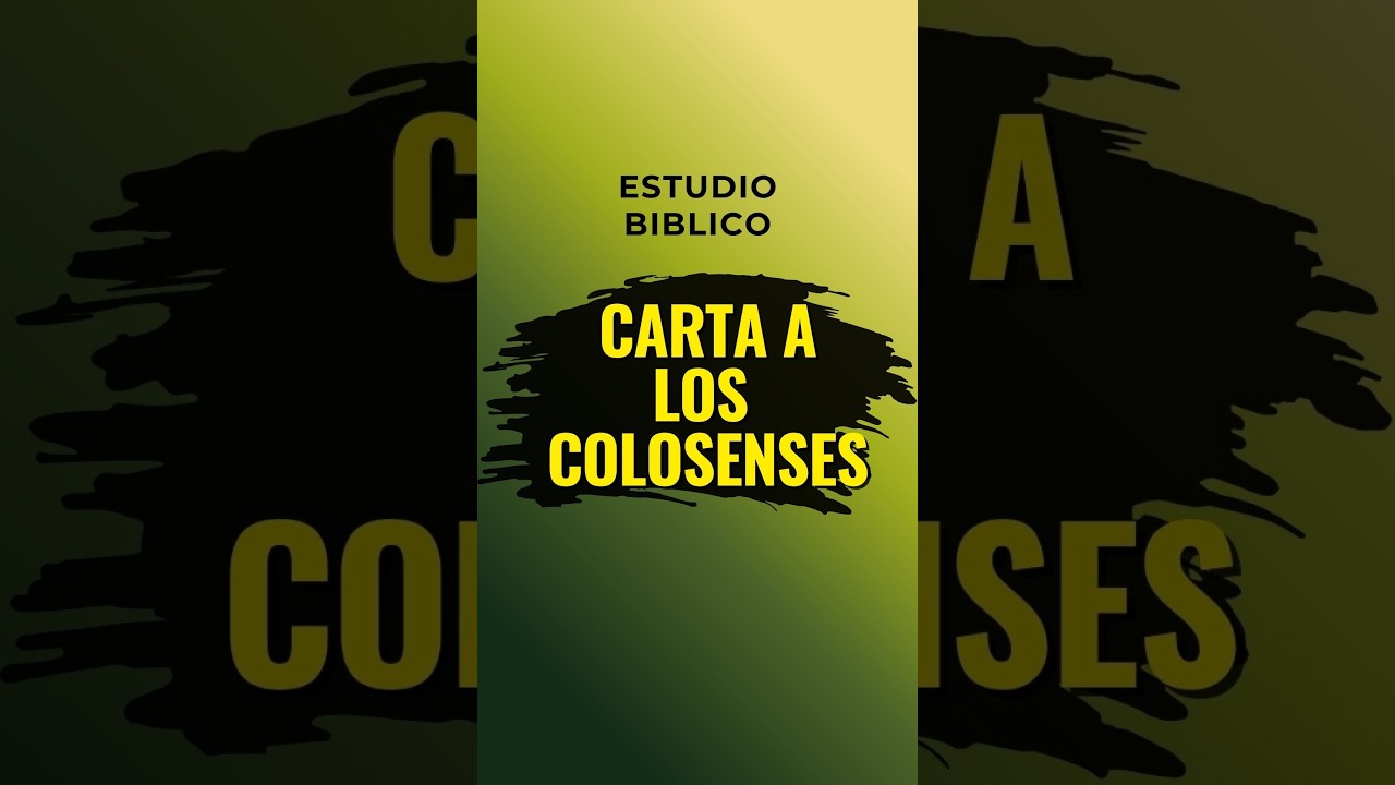 Ep 4- Comentario Colosenses - Carta a los I #biblia #fe #jesus #comentariobiblico