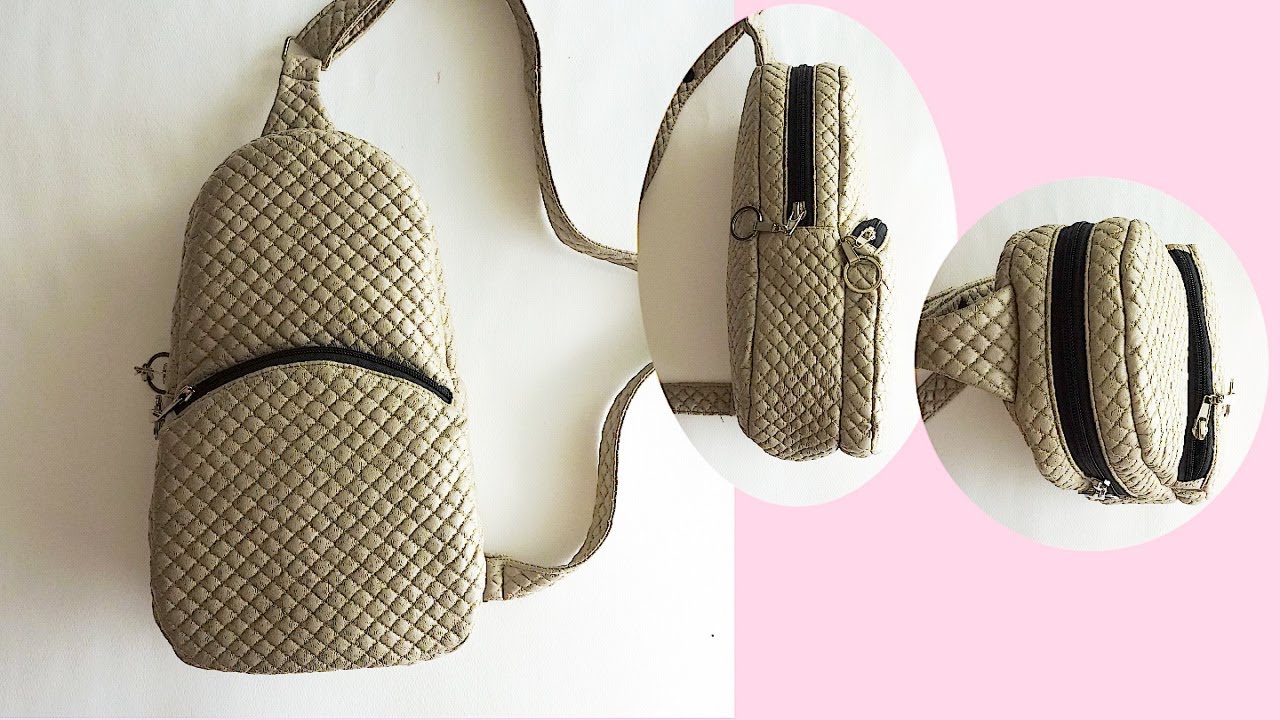 DIY 슬링백 만들기 ㅣ귀여운 캐주얼백 만들기 ㅣ가방패턴 Free Pattern [김씨네 재봉틀]