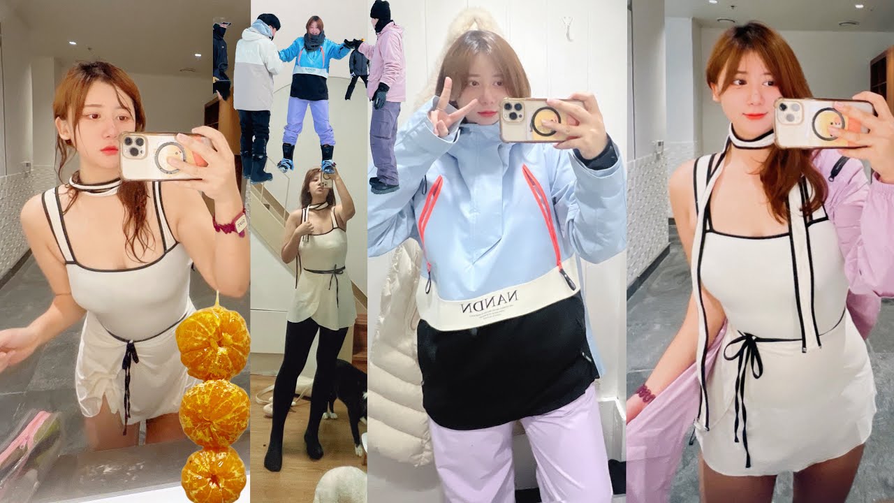 미주vlog 주말 알차게 보내기🎄, 생애첫 보드 비발디파크 보드복 사이즈, 아쿠아필드 비키니벤더 수영복❣️삭센다 해볼까봐…. 귤탕후루 먹방 피부관리 