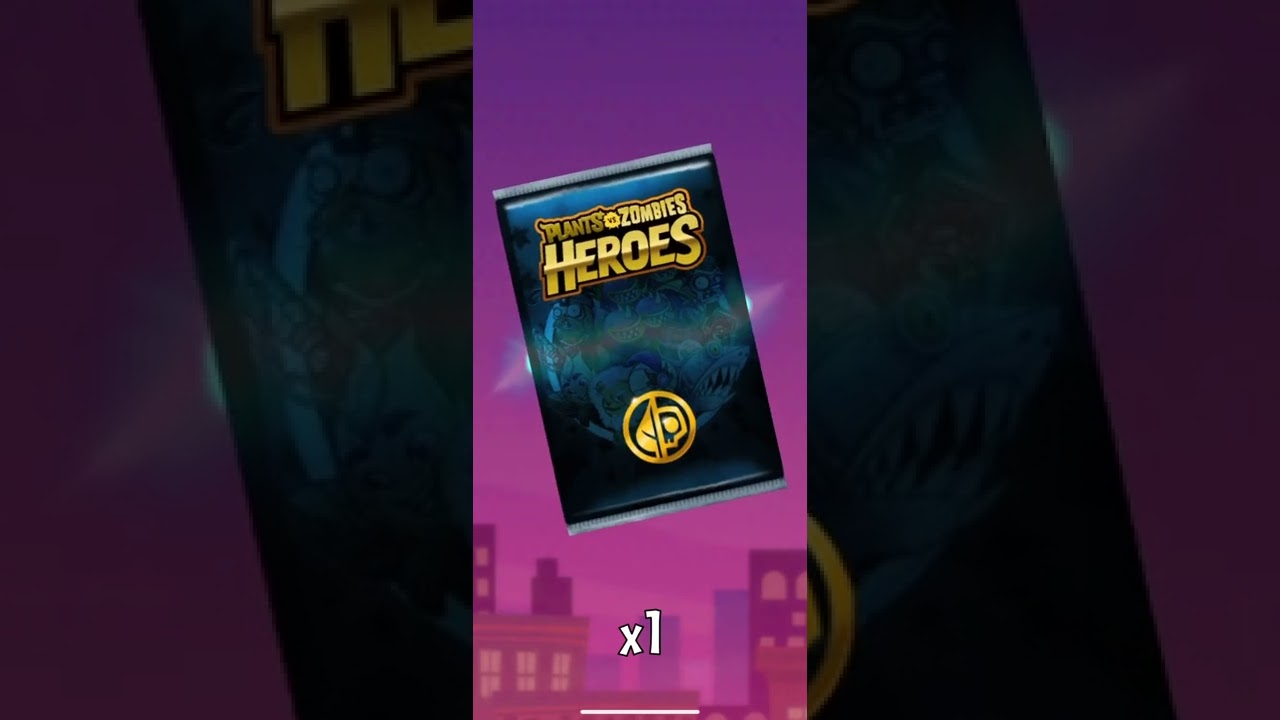 Open LEGENDARY PACK (500 Gems) - Legendary Card Guaranteed - PvZ Heroes #shorts