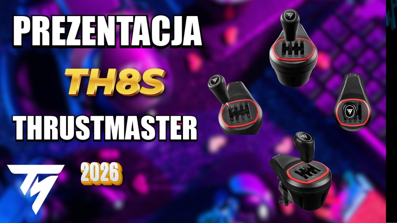 Thrustmaster TH8S &ndash; Unboxing + Jak Podłączyć i Zainstalować Sterowniki (Poradnik 2026)