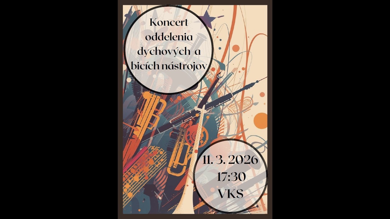 ZUŠ J.Cikkera Banská Bystrica: Koncert oddelenia dych. a bicích nástrojov