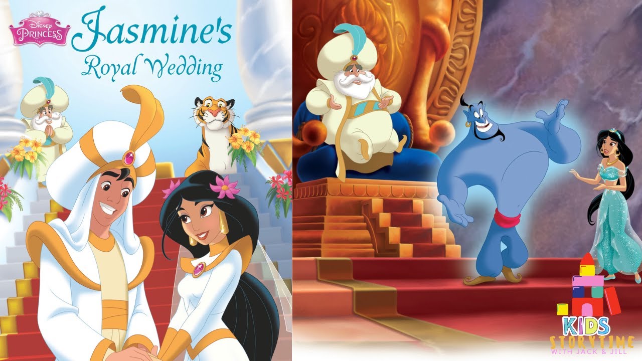 🐅🏰 Kids Book Read Aloud: Disney Princess Jasmines Royal Wedding