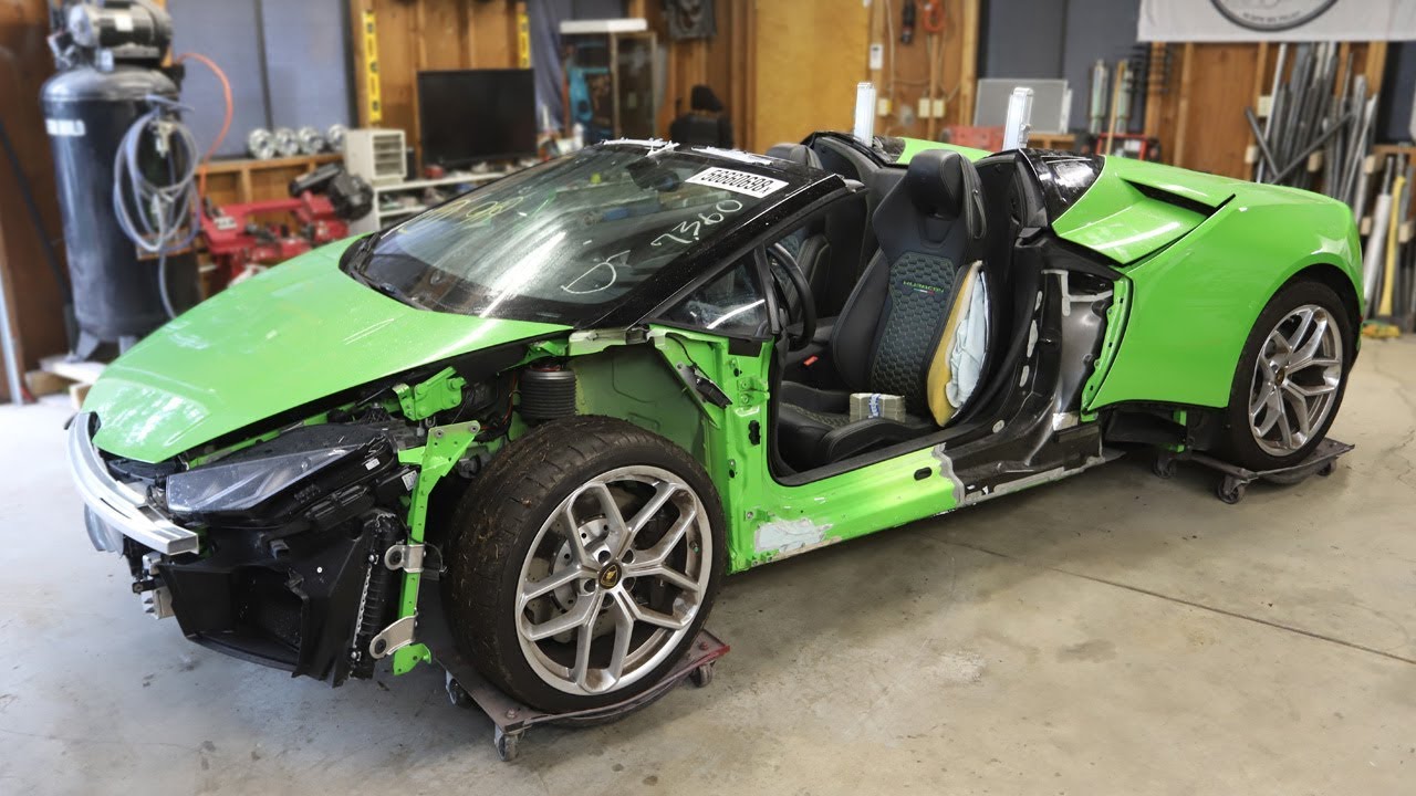 I Bought a Totaled Lamborghini Huracan from a Salvage Auction & I'm going to Rebuild It!