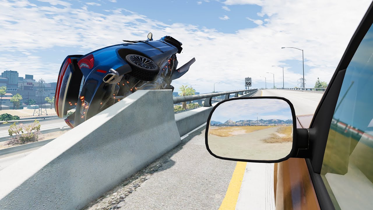 Crazy Slo-Mo Crashes #4 - BeamNG Drive