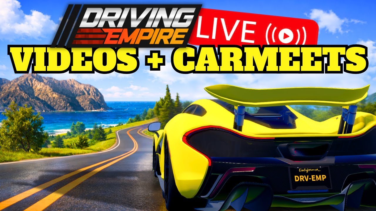 🔴LIVE🔴Making Driving Empire VIDEOS! (Road To 5k Subs)