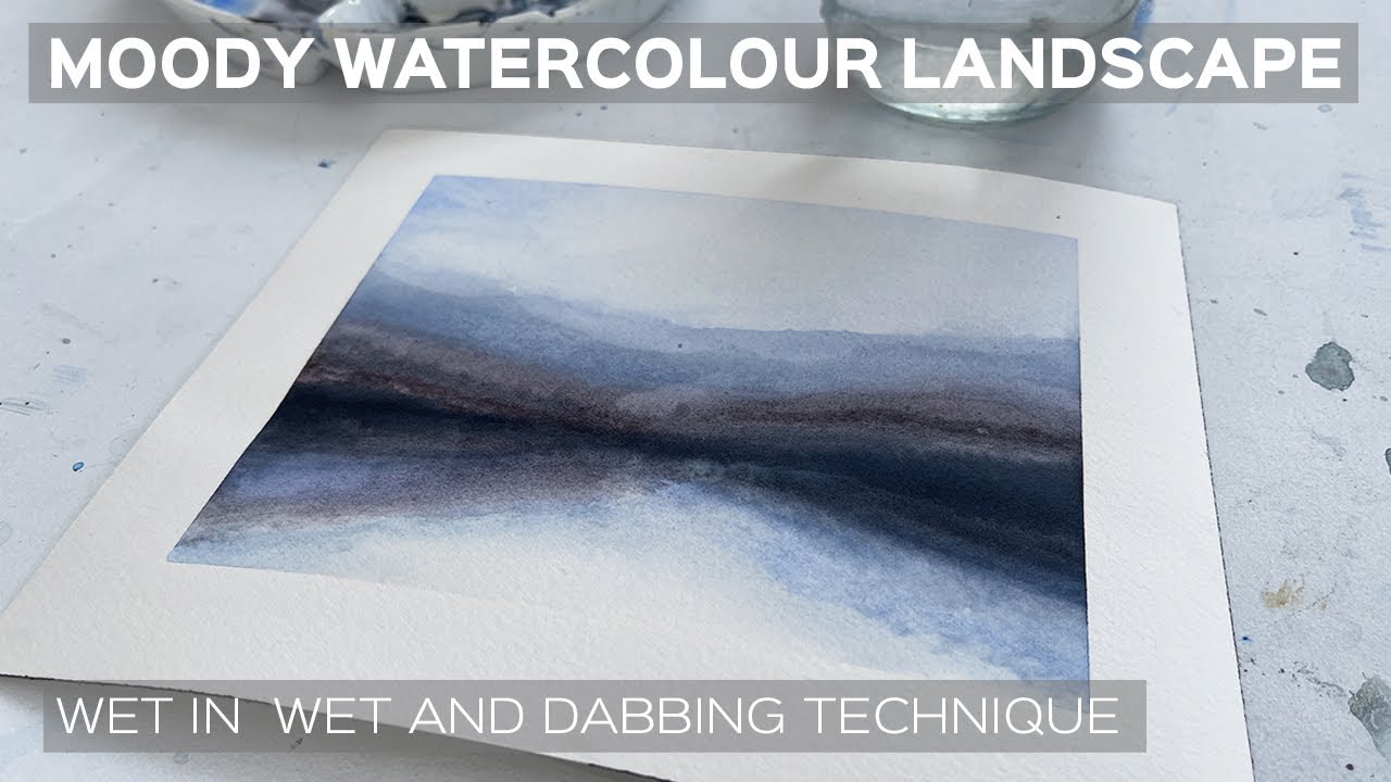 Experimental Watercolour Landscape | Creating a Sense of Depth and Light