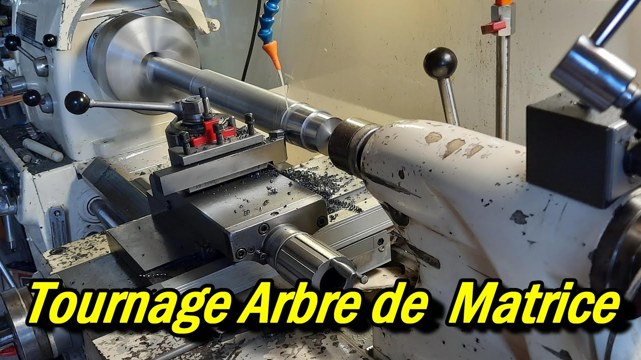 Réalisation arbre de matrice (Tournage & Fraisage)