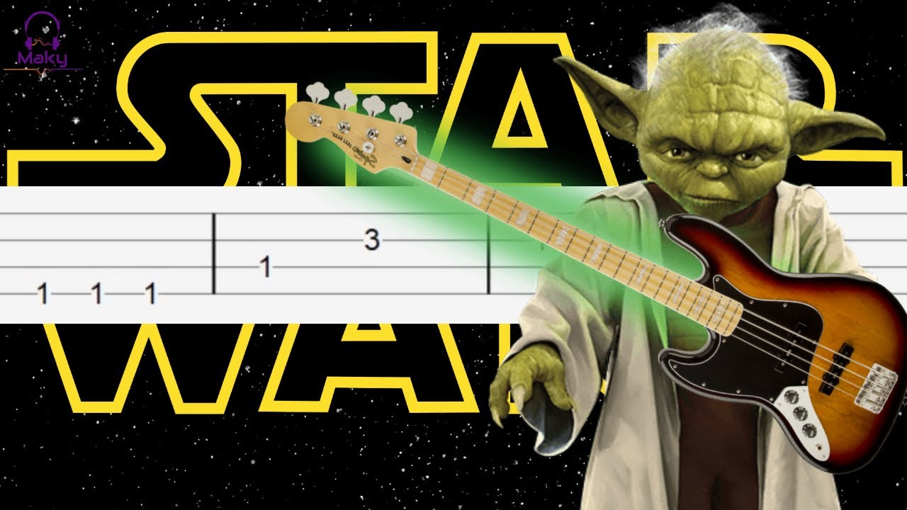 STAR WARS theme [Bass Tabs Tutorial]