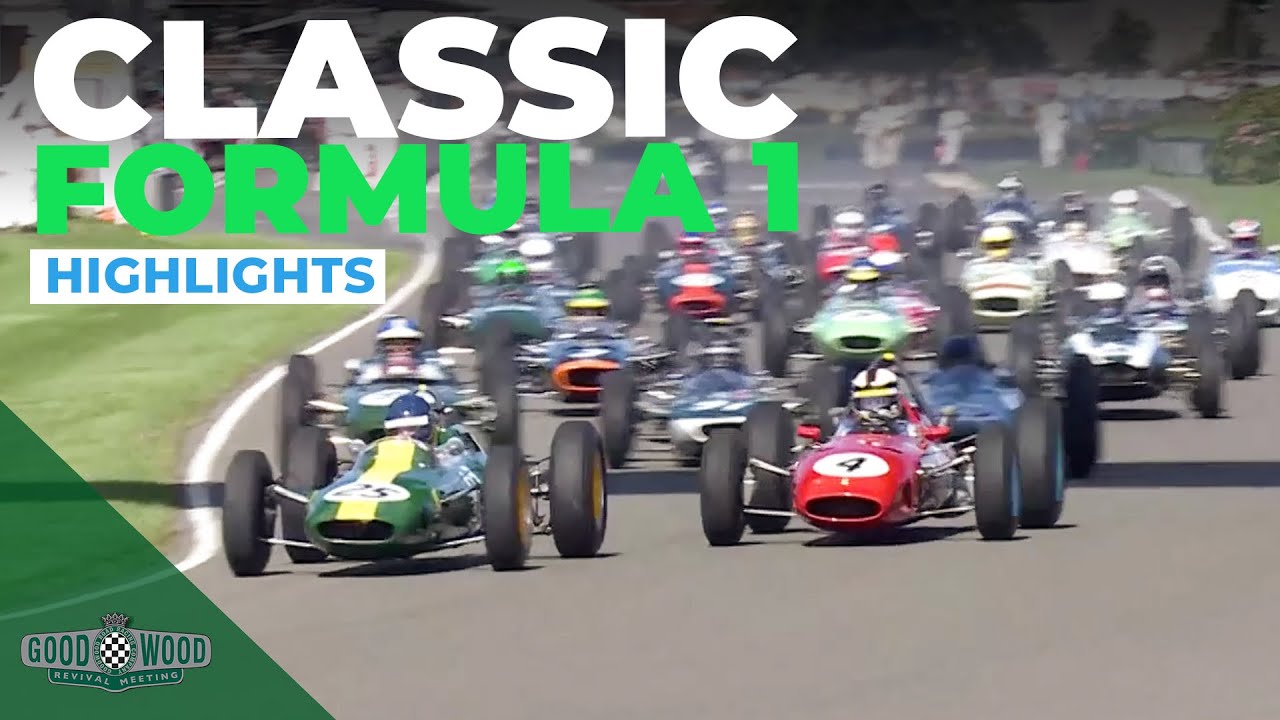 Lotus v Ferrari F1 action | 2022 Glover Trophy highlights | Goodwood Revival
