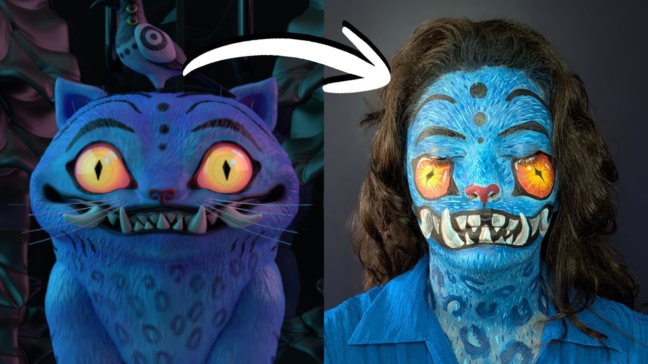 Turning myself into the tiger from KPOP Demon Hunters