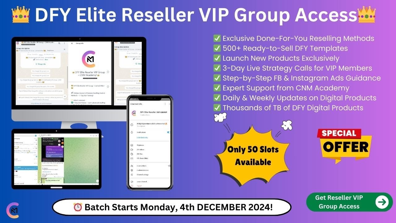 4 Dec   DFY Elite Group Day-CNM Academy