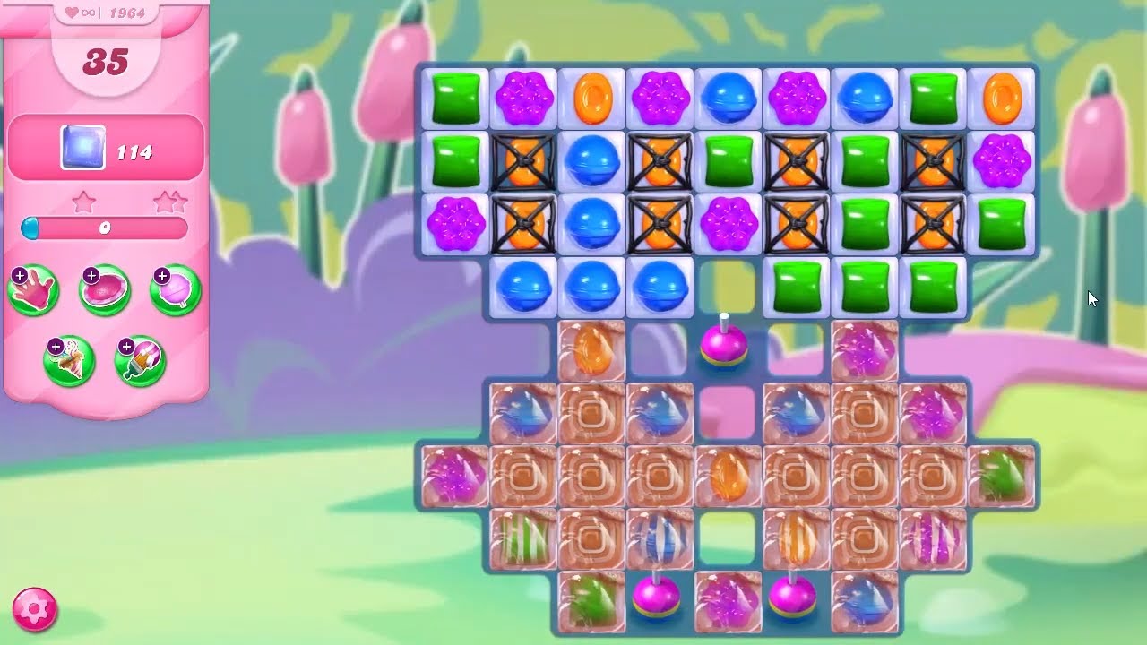 Candy Crush Saga LEVEL 1964 NO BOOSTERS (new)