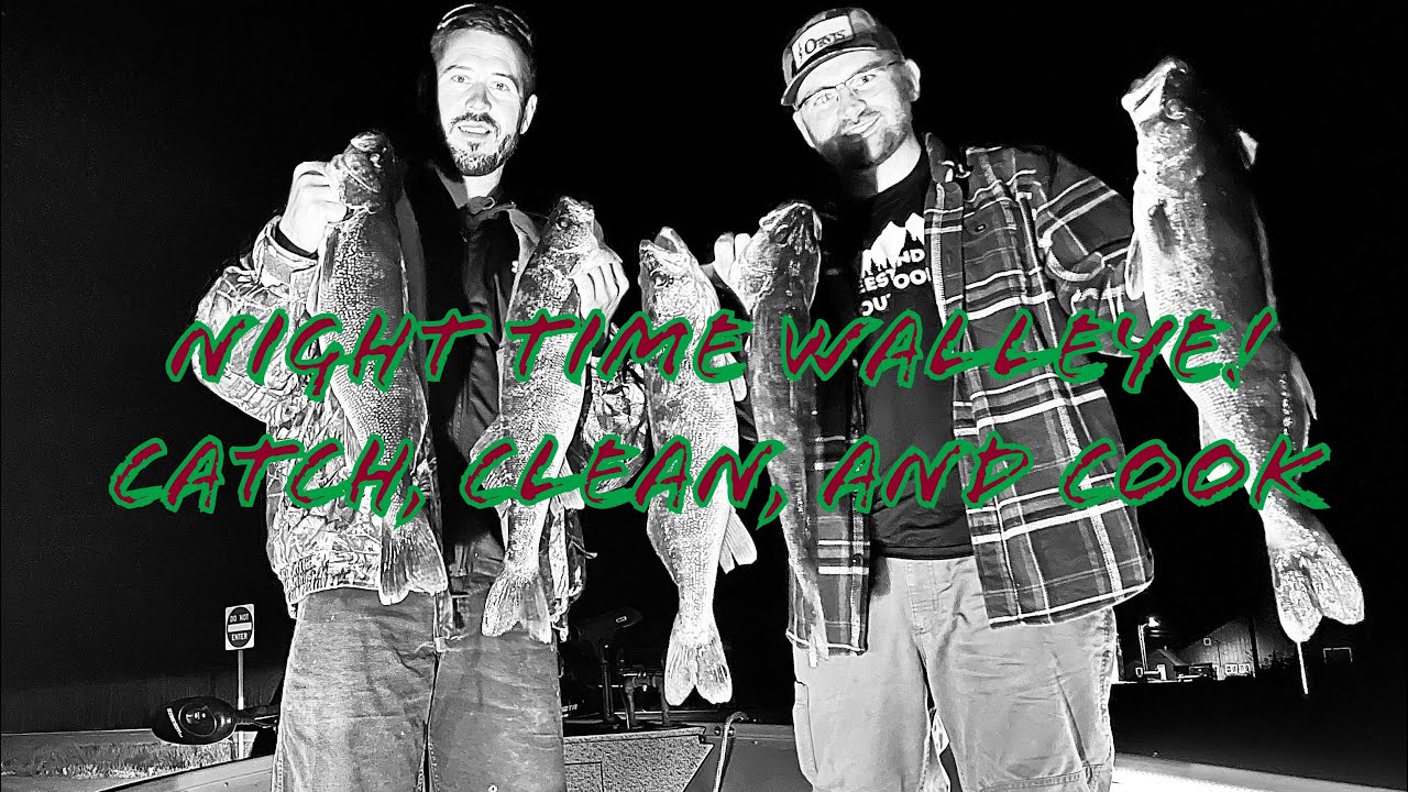 Night Trolling for Huge Lake Champlain Walleye | Catch, Clean, Cook