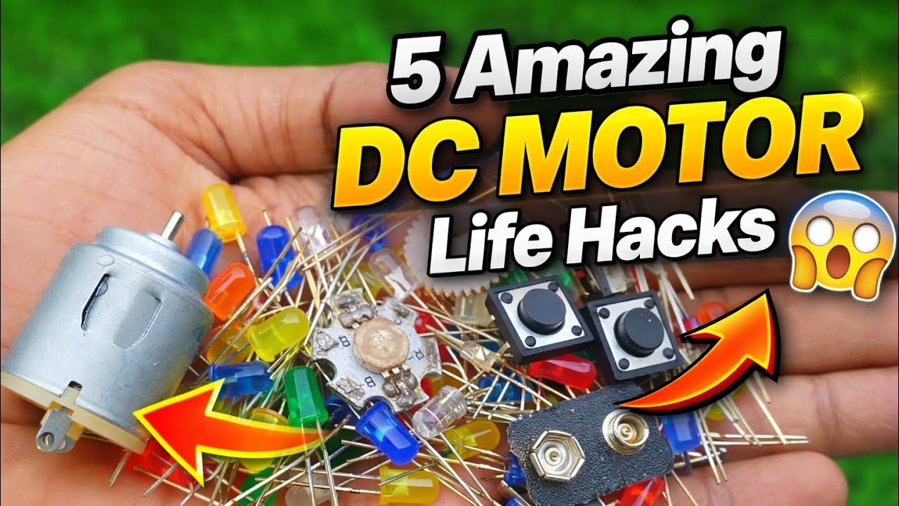 LED light And DC MOTOR PROJECT