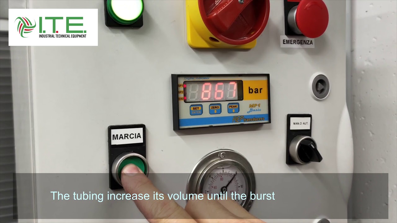 BURN TEST ON I.T.E. COMPRESSION FITTING