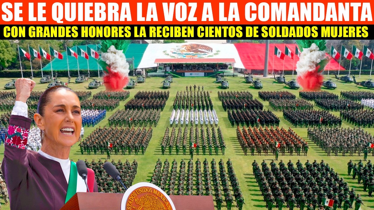 🇲🇽👏🏽ASI LLEGA LA COMANDANTA SUPREMA A ESTE MAGNO EVENTO, RETUMBA SU DISCURSO PODEROSO