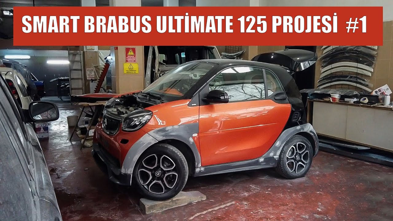 Smart brabus ultimate 125 projesi body kit montaj