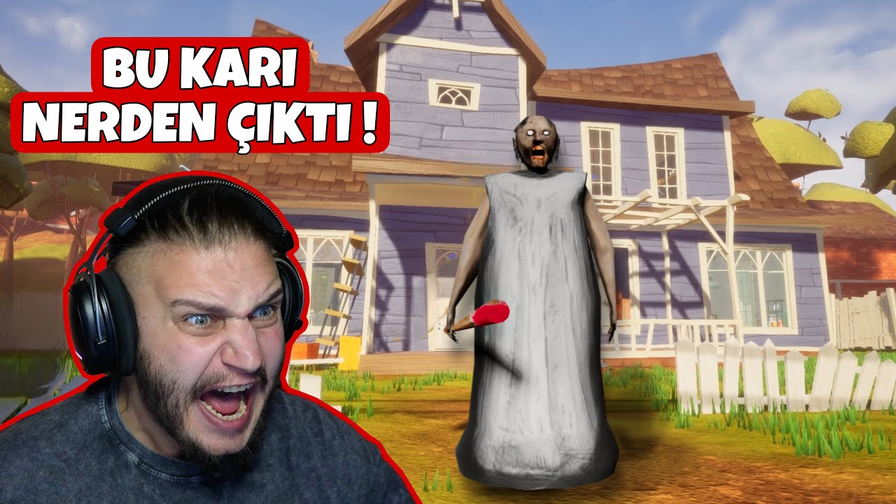 GRANNY ÜZÜMLÜ KEKİM ! HELLO NEIGHBOR GRANNY MOD