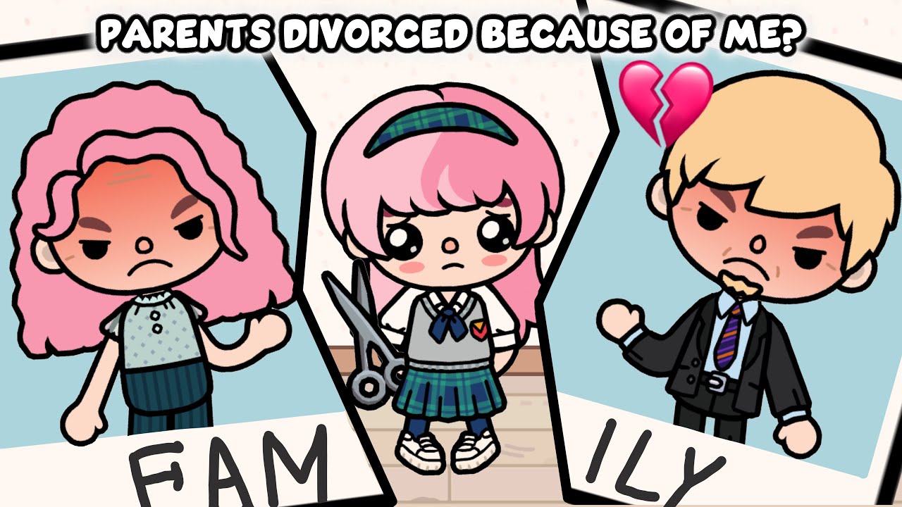 Parents Divorced Because of Me? 💔 | Toca Boca Life Story