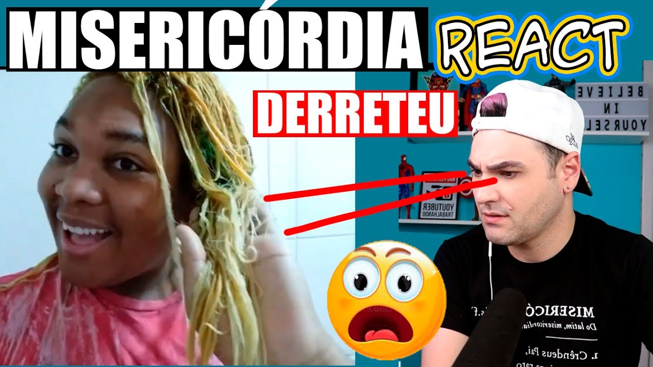 A BEIRA DO CORTE QUÍMICO 😱REAGINDO A DESCOLORAÇÃO EM CABELO CRESPO | SERÁ QUE ELE PERDEU OS CACHOS?