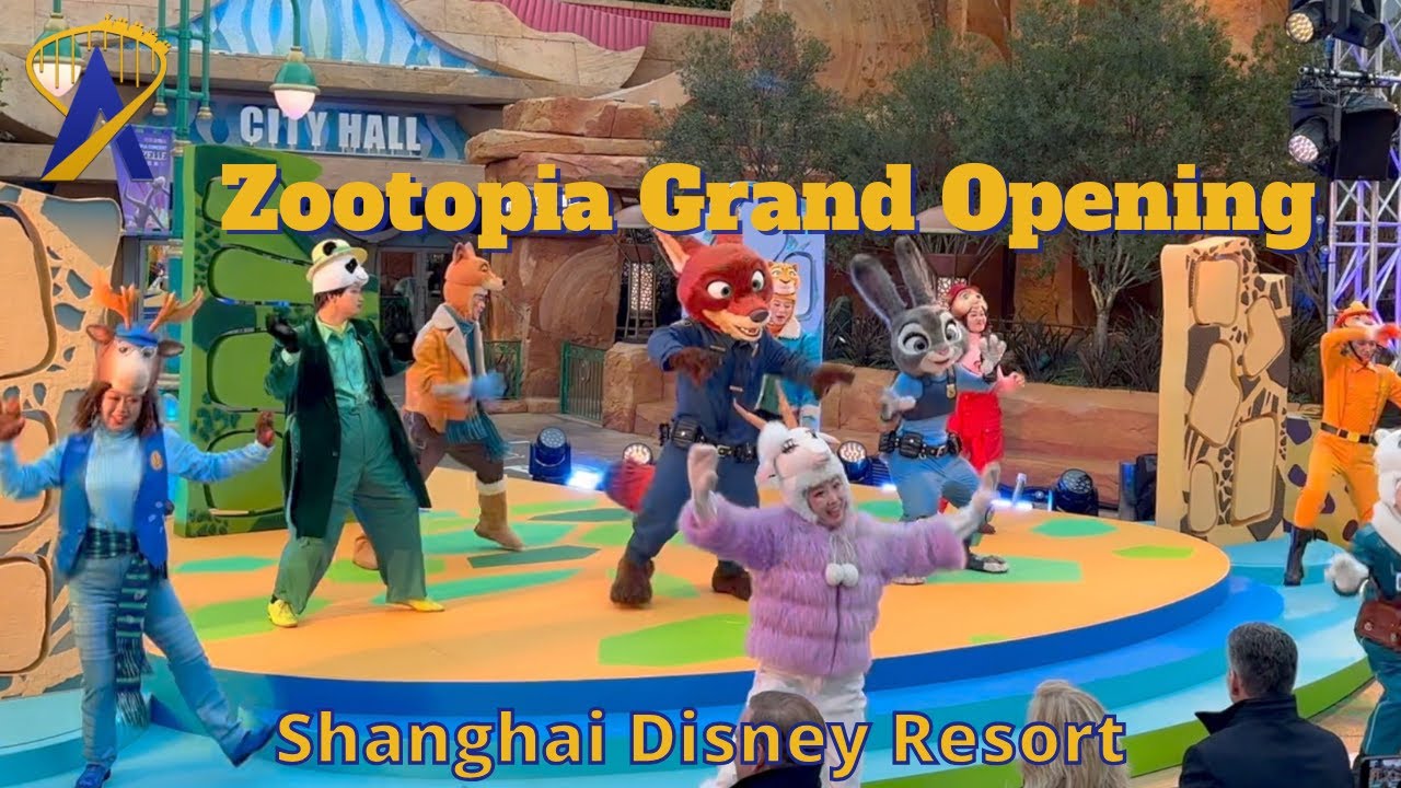 Zootopia Land Grand Opening Celebration at Shanghai Disneyland