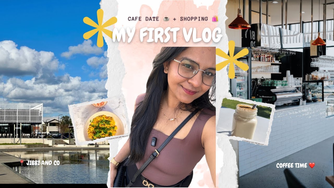 My First Vlog + Cafe Date ❤️😍 |  A New Beginning 🧿