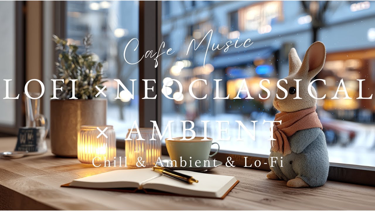 集中を切らさないCafé Music｜Chill Lo-Fi × Neo-Classical × Ambient｜作業・読書BGM