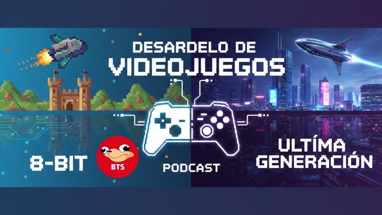 [ 043 BTS Pódcast ] Desarrollo de videojuegos 8 bit vs última generación