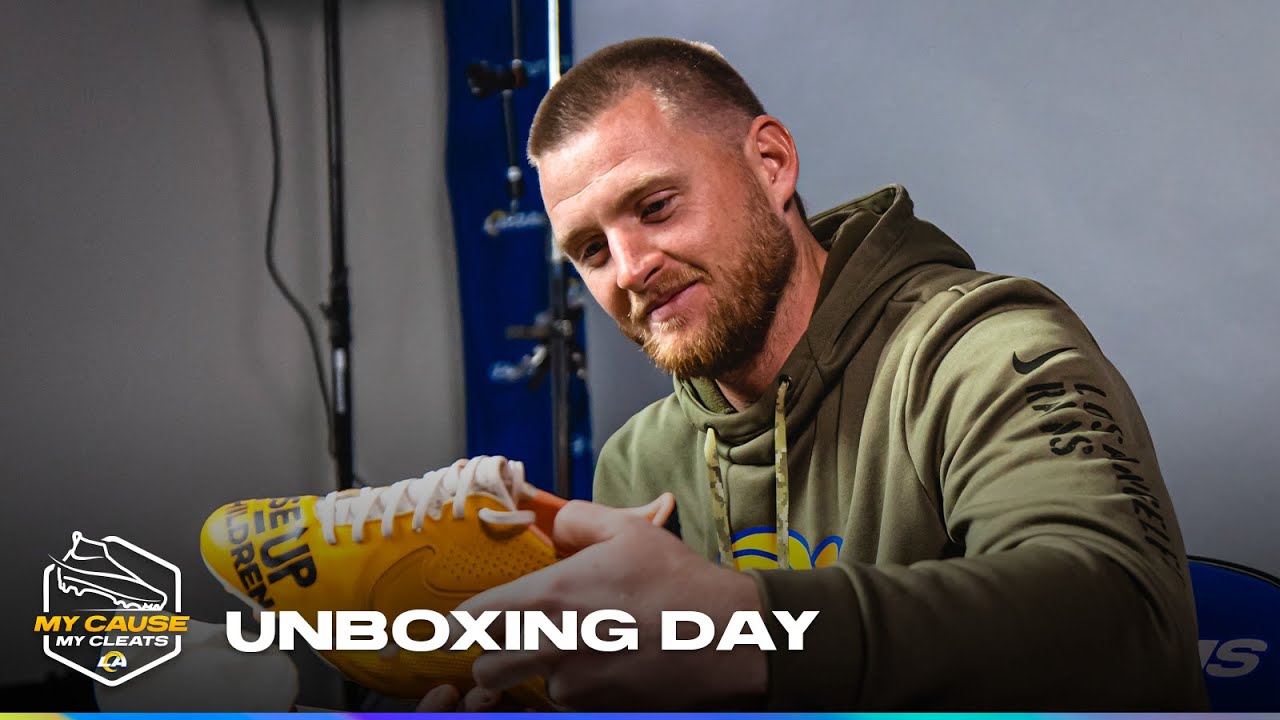 My Cause My Cleats Unboxing Day | Rams Players Get A First Look At Their Cleats