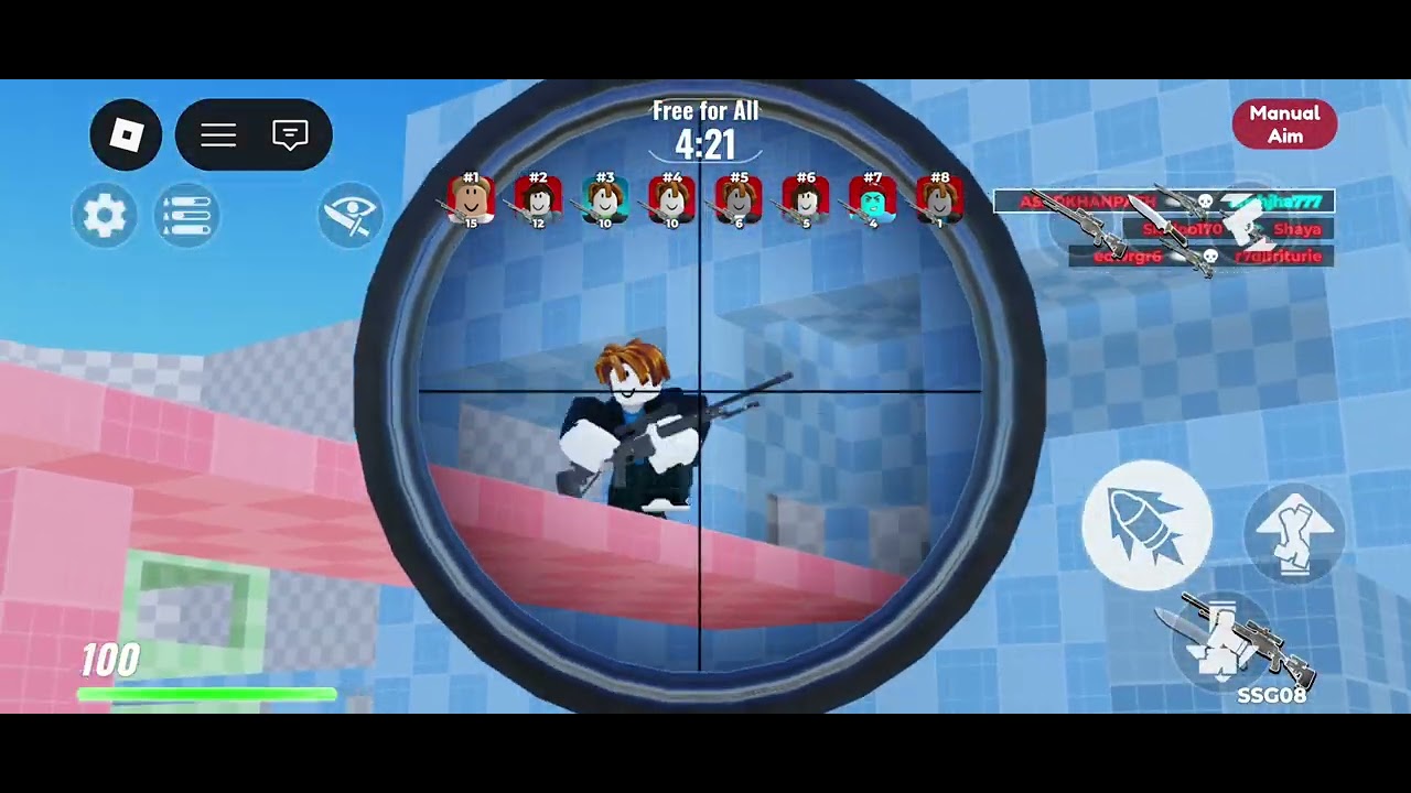 Only headshot in Roblox 