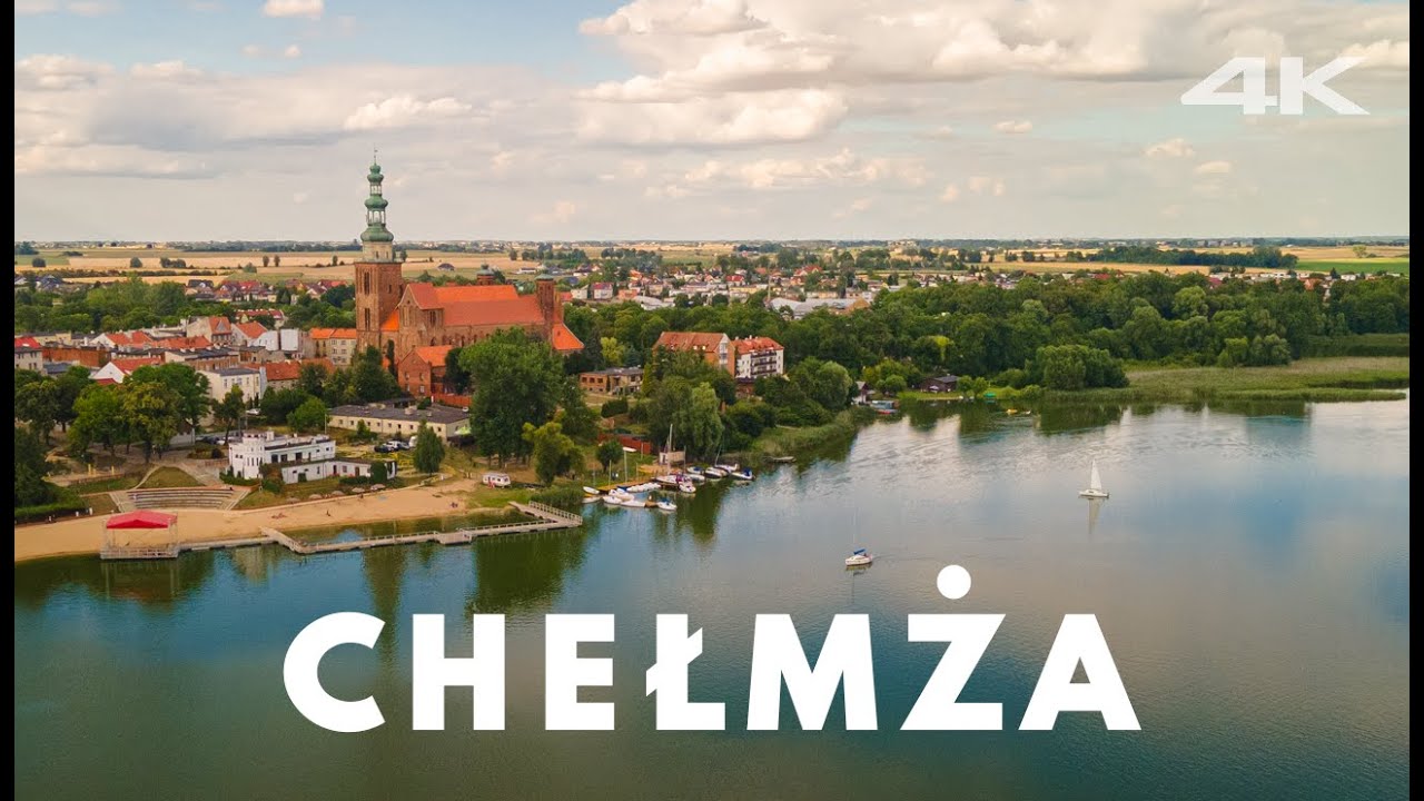CHEŁMŻA z drona 4K 2022 | Polska z lotu ptaka