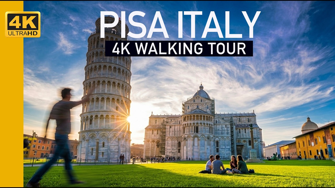 (cc) How To Get To Pisa Tower, Italy in 2024 | Walking Tour From Pisa Train Station