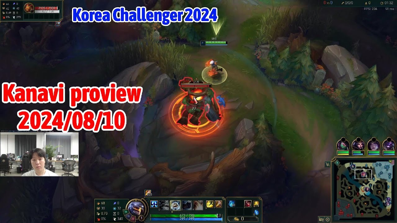 Kanavi proview 2024/08/10 vi skarner viego Korea challenger | JDG Kanavi 第一视角