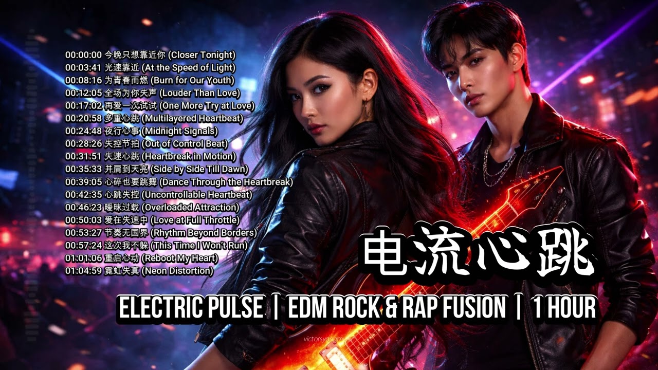 电流心跳 | Electric Pulse | EDM Rock & Rap Fusion | 1 HOUR