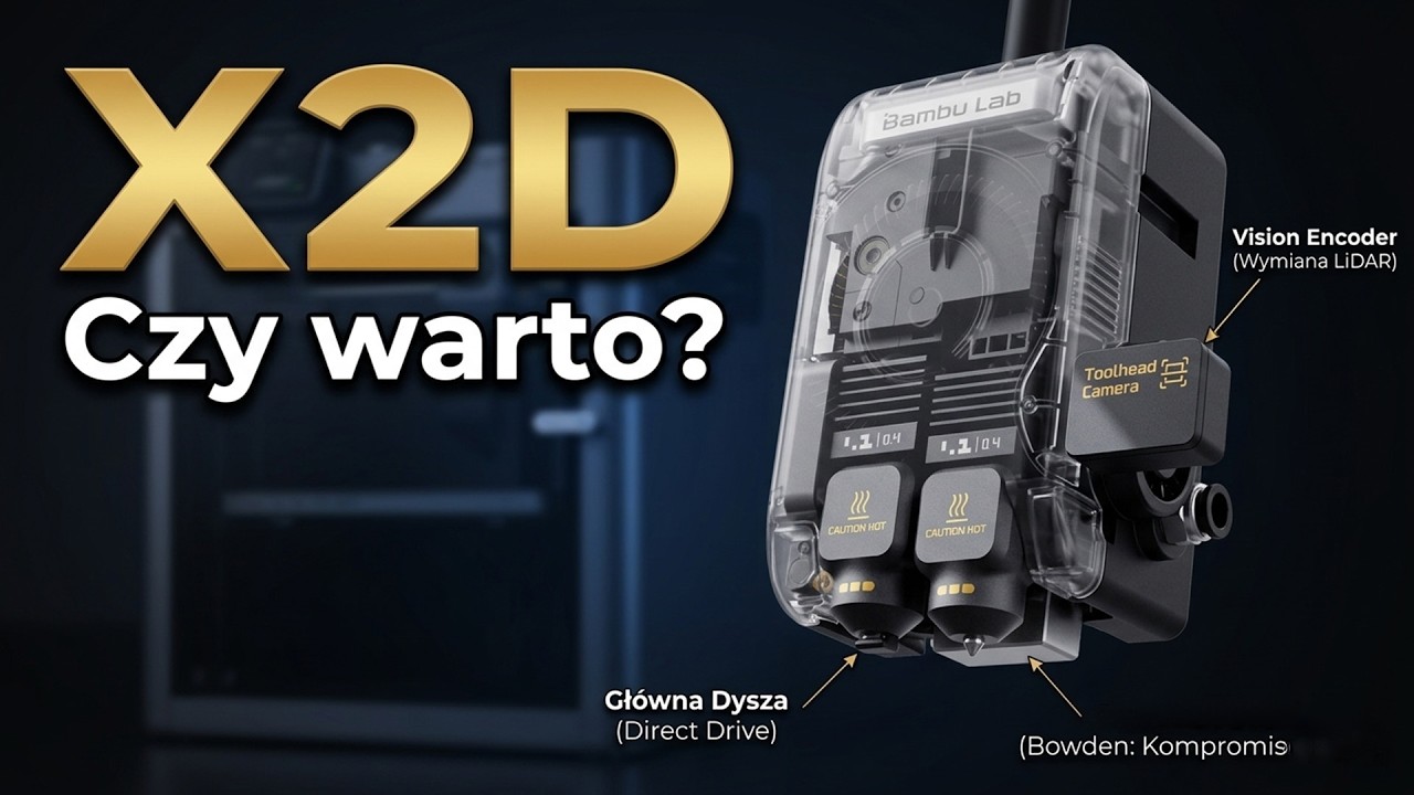Nowe Bambu Lab X2D. Mistrzostwo inżynierii czy panika przed konkurencją?