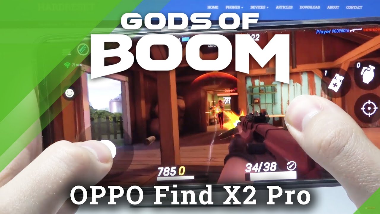 Oppo Find X2 Pro - Gods of Boom | FPS / Settings / Crashes Checkup