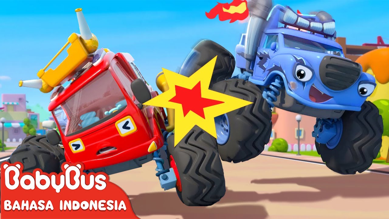 Jangan Curang, Mobil Moster | Lagu Mobil Monster | Lagu Anak-anak | BabyBus Bahasa Indonesia